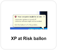 XP balloon pop up