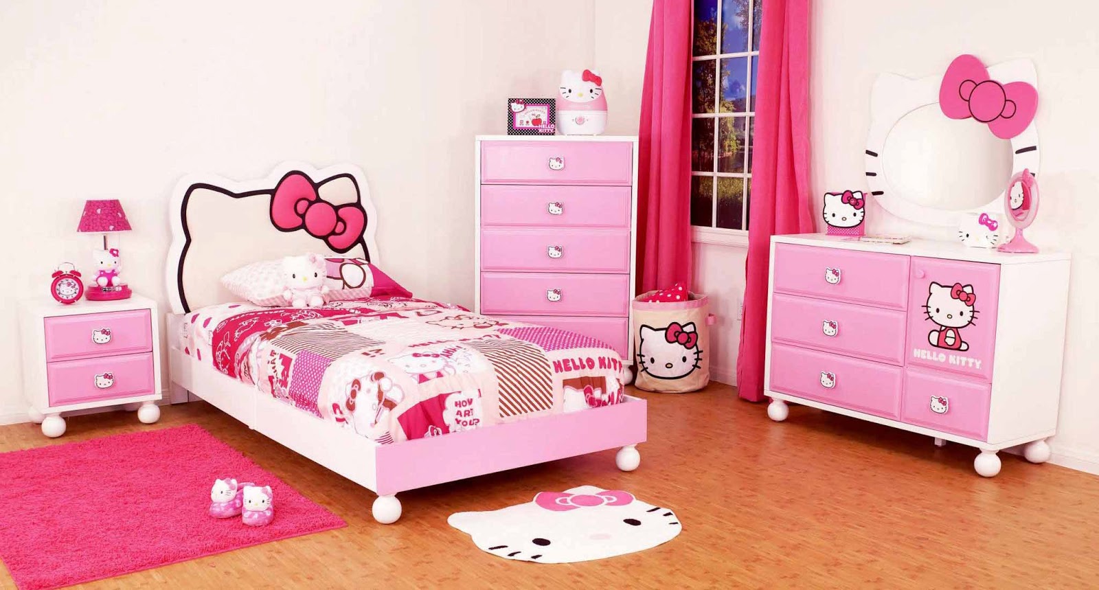 Model Desain  Interior Kamar  Tidur  Hello  Kitty  Rumah 