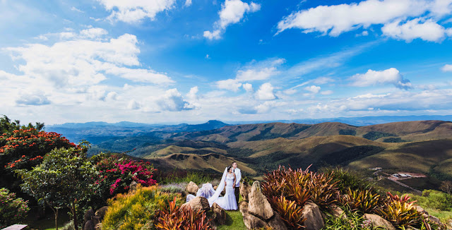 foto panorâmica no morro do chapéu