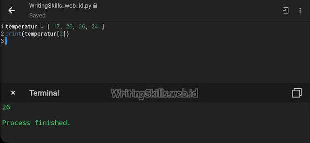 Cara Mengubah Data di dalam List pada Bahasa Python