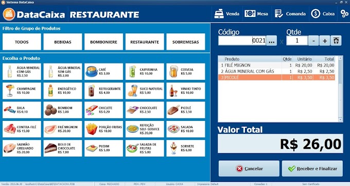 Sistema Pdv De Caixa Para Supermercados E Restaurantes