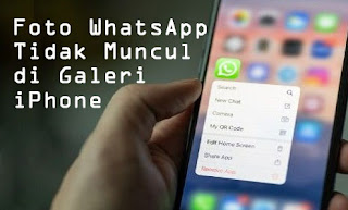 Kenapa Foto WhatsApp Tidak Muncul di Galeri di iPhone