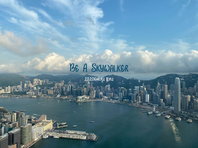從香港Ritz-Carlton俯瞰維港的景色