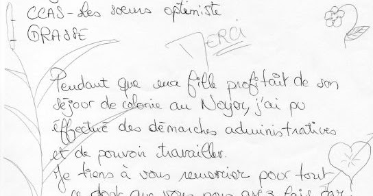 lettre de remerciement parents d élèves
