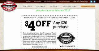 Boston Market coupons february