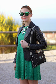 Vitti Ferria Contin jewelry, Today I'm me evening bag, millelire watch, Sheinside green dress, Fashion and Cookies, fashion blogger