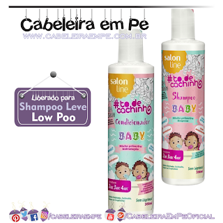 Shampoo e Condicionador Tô de Cachinho Baby - Salon Line