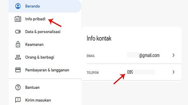 Cara Mengganti Nomor Verifikasi Gmail