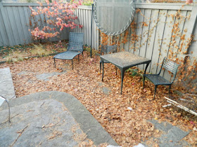 Cabbagetown Toronto Backyard Fall Cleanup Before by Paul Jung Gardening Services--a Toronto Gardening Company