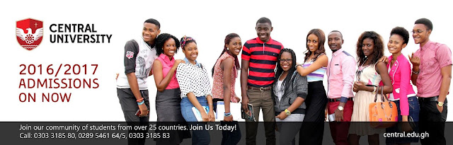 Central University: Admissions now open for September 2016