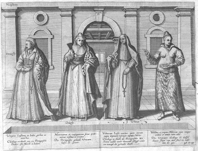 Figuras de mujeres portuguesas en las colonias asiáticas
