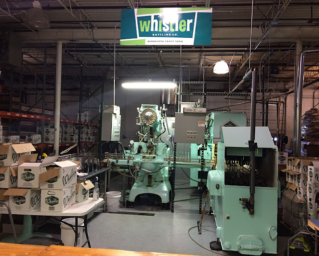 Whistler bottling at Blue Sun Soda Shop