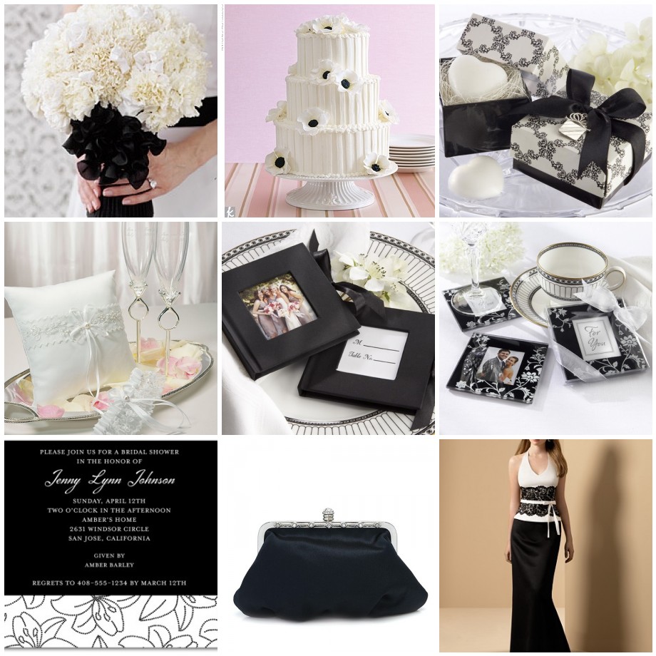 Black And White Wedding Decorations