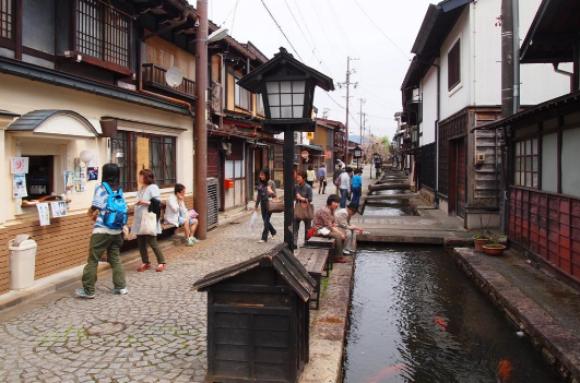 Suasana Tenang Lokasi Sekitar Got di Jepang