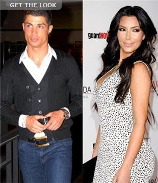 Cristiano Ronaldo and Kim Kardashian