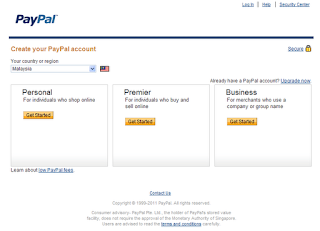 Paypal get started