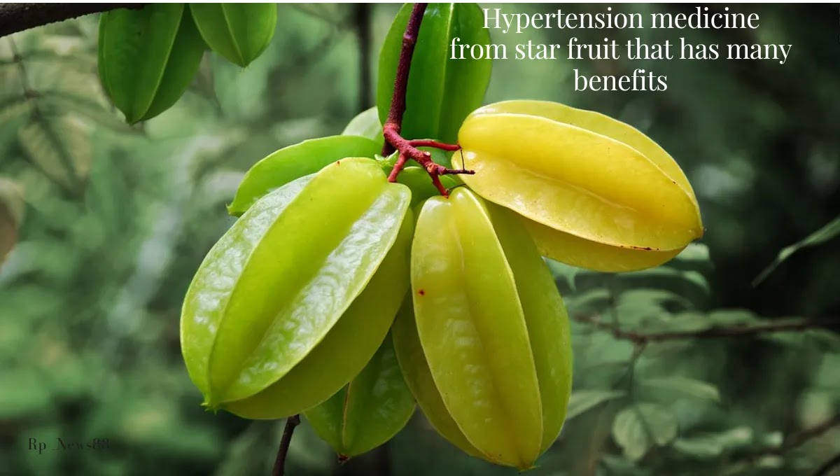 Hypertension medicine from star fruit that has many benefits