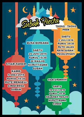 [Event] Batang | Subah Fiesta | Subah Fiesta Ramadhan dan idhul Fitri 2016