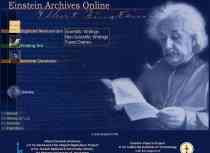 Einstein Archives archivos de Einstein online Albert Einstein