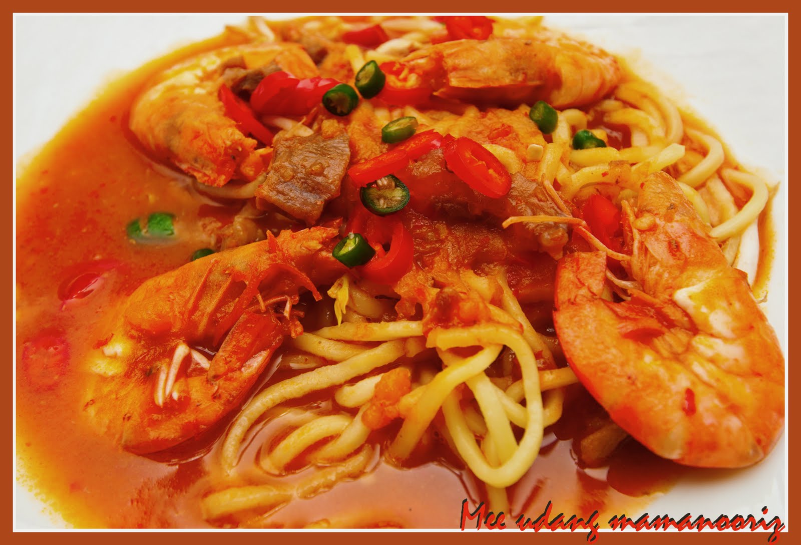 Mamanooriz blog: Sajian hari ini - Mee Udang