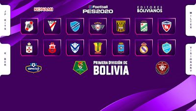 eFootball PES 2020 PS4 Option File Liga Boliviana