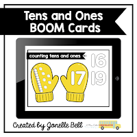 Winter themed Kindergarten or Preschool digital Boom Cards that can be used for centers or assessments in person or remotely.