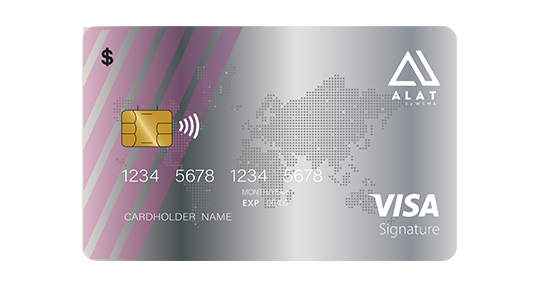 ALAT's Purple Virtual Dollar Card