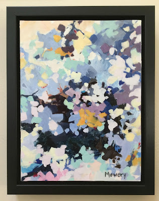 Abstract painting by American artist Barb Mowery.