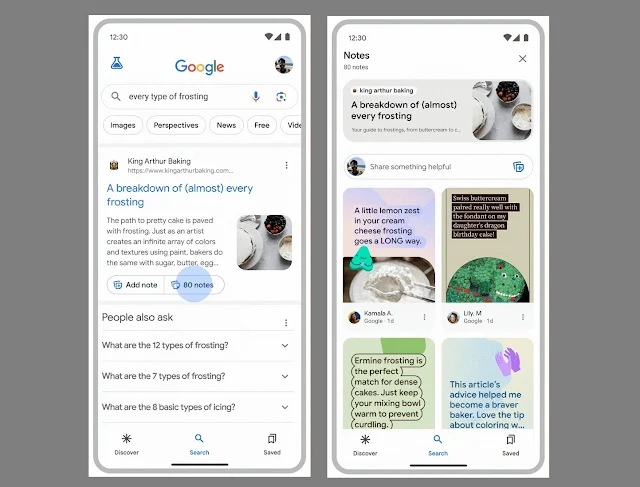 Google experiments with user-contributed notes in search results, aiming to enrich information with personal experiences and insights