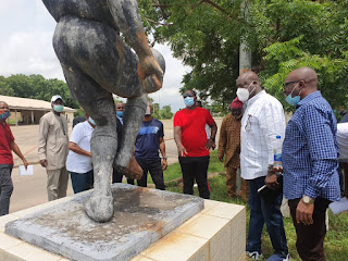 Sports Minister inspects Moshood Abiola Stadium ahead of renovation work