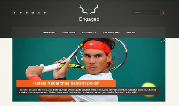 Engaged Responsive Blogger Template