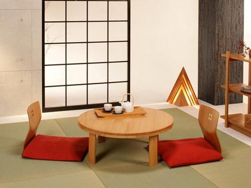Ruang Tamu Lesehan  ala Jepang untuk Rumah Minimalis Bang 