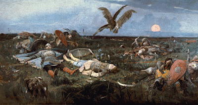 Victor Mikhailovich Vasnetsov After the Battle between Prince Igor Svyatoslavich of Kiev and the Polovtsy 