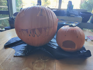 carved pumpkins