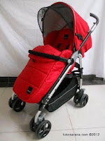 Kereta Bayi BABYELLE BS-S321 Centro LightWeight Baby Stroller with Foot Cover