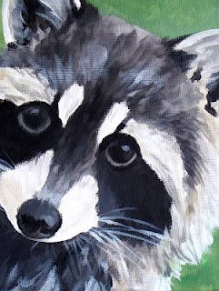 raccoon art