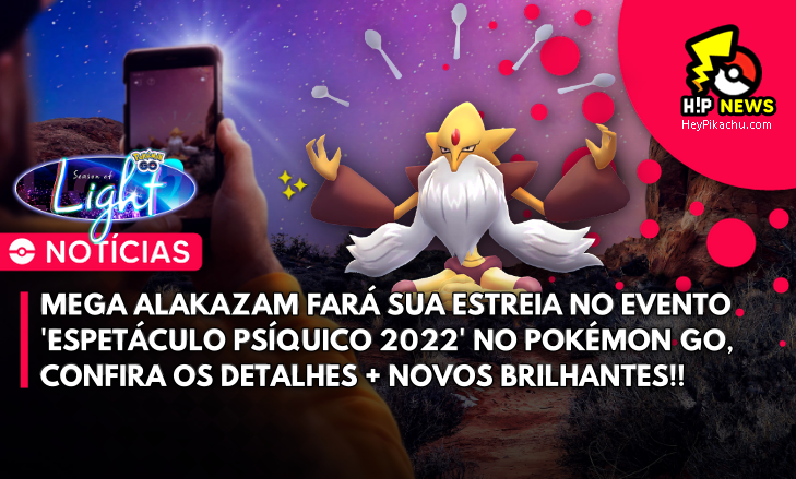 Pokémon Go - Evento Espetáculo Psíquico - Etapas, recompensas