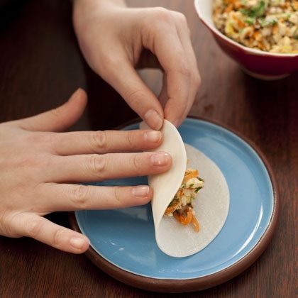 Stuffing the Dumplings