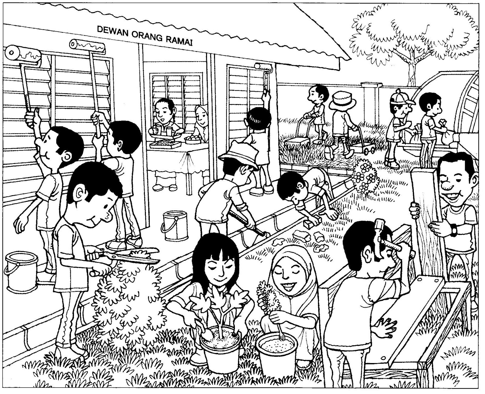 LATIHAN BAHASA MELAYU: Gambar Tunggal