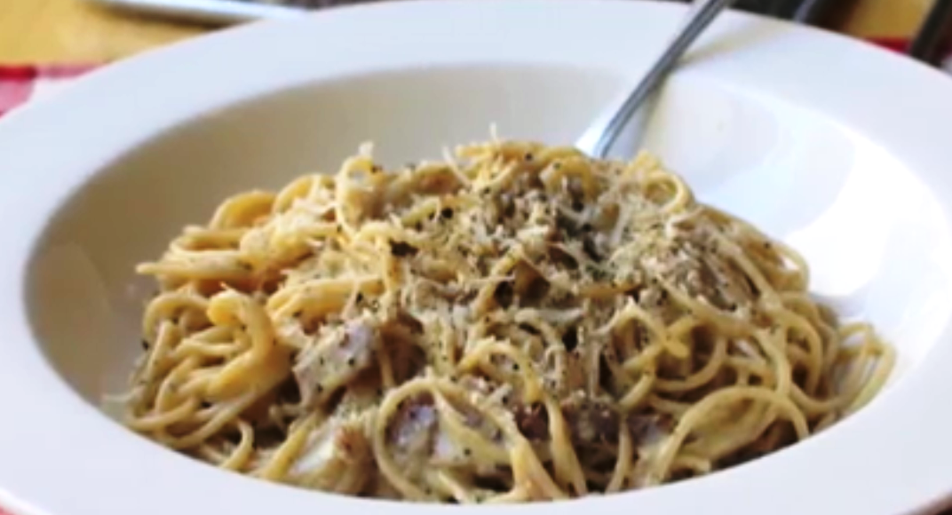 Resep Dunia: Resep Spaghetti Carbonara (Tanpa Krim)
