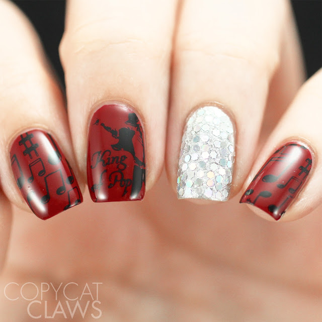 Michael Jackson Nail Stamping