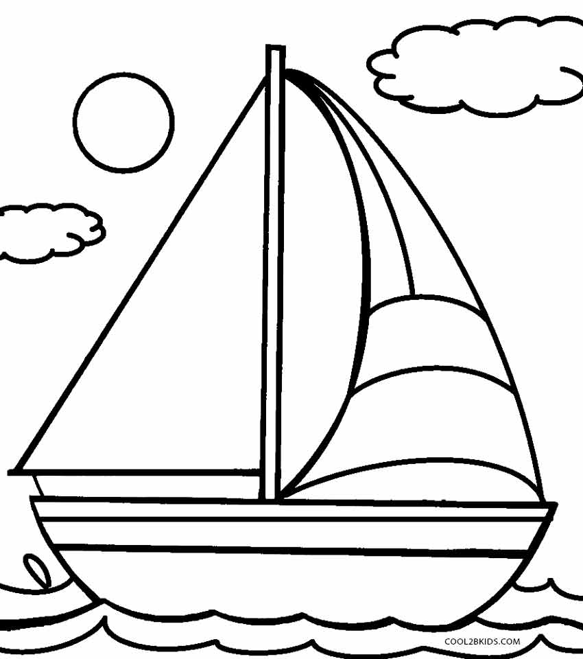 Coloring Picture Of A Boat 3