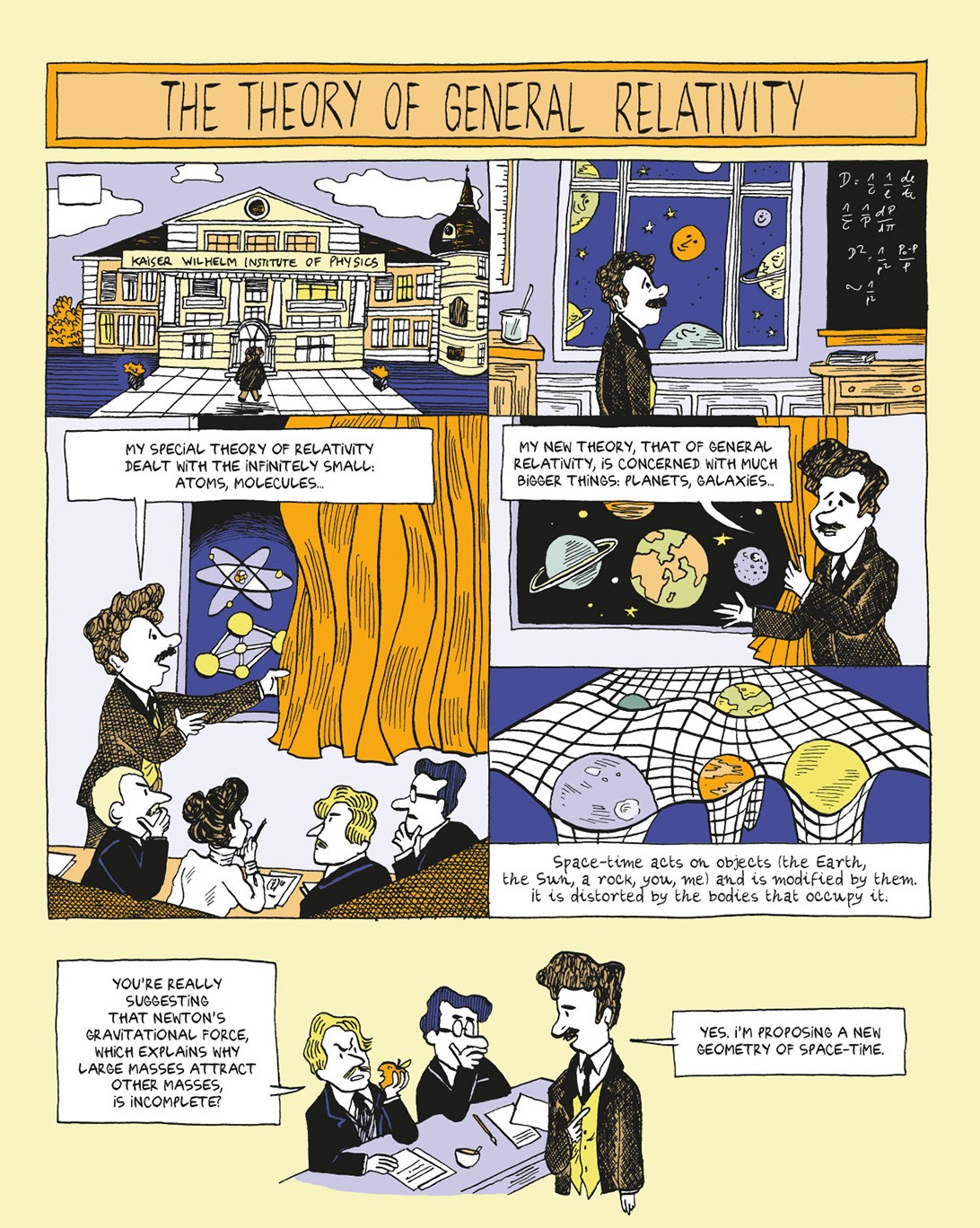 Einstein’s Brilliant and Unusual Life, in a Graphic Novel