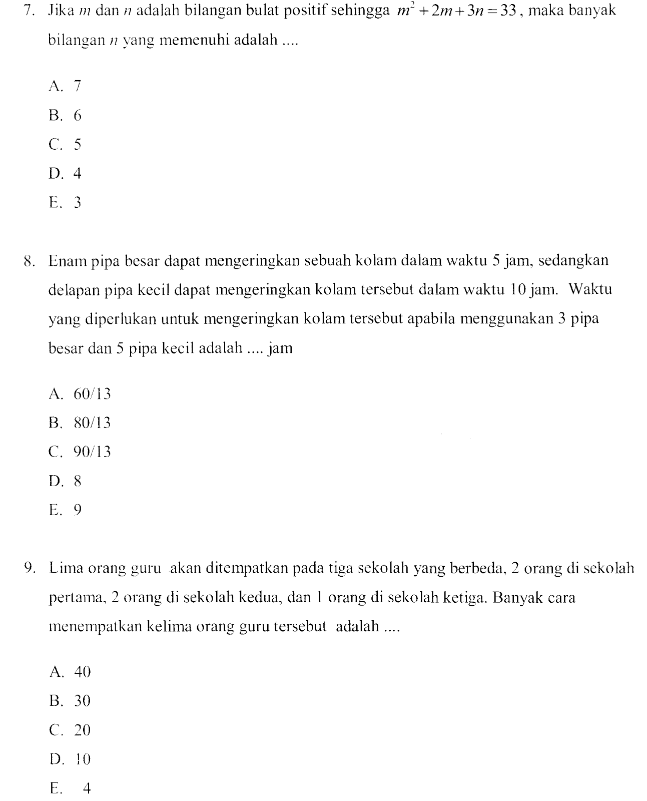 Contoh Soal Latihan Olimpiade Sains Nasional Matematika Smp Pendidikan Kewarganegaraan Pendidikan Kewarganegaraan