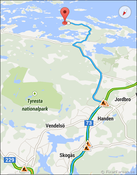 Rolig-Väg-Gålö-Havsbad-Fartkameror