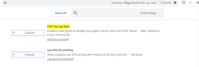 يحصل Chrome على عرض من صفحتين لملفات PDF