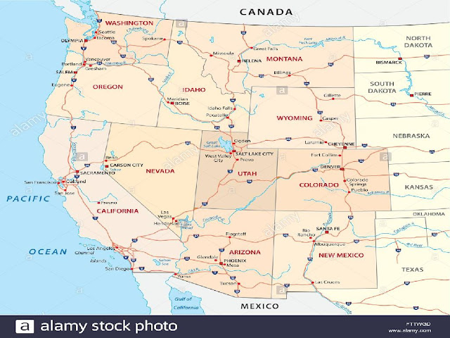 Maps Of The Western United States 