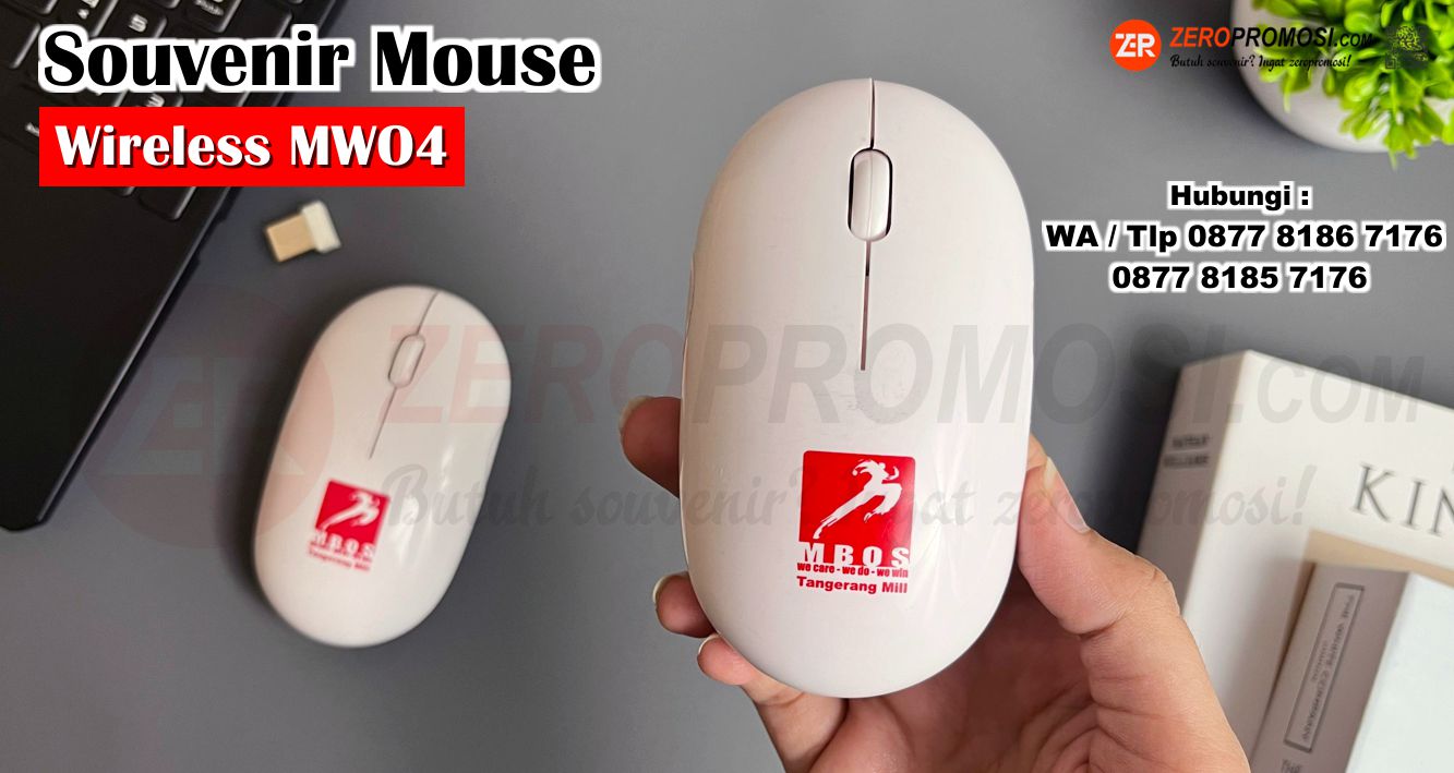 Sedia Produk Mouse Plastik Tanpa Kabel Kode MW04