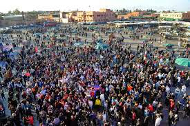 Unos 1.500 hinchas alentaron a San Lorenzo en las calles de Marrakech