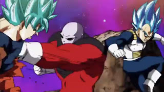 Jiren vs Goku and Vegeta